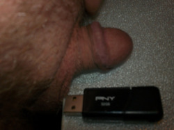 Dick is smaller than a flash drive