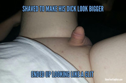 Small Penis Manscapes, Ends Up Looking Like a Clit