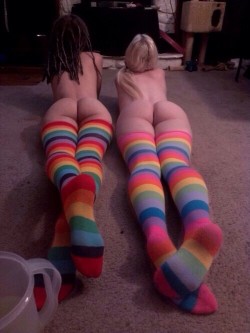 I’d cum in my pants seeing them in those socks