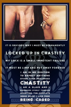 Small Penises Must Be Locked in Chastity