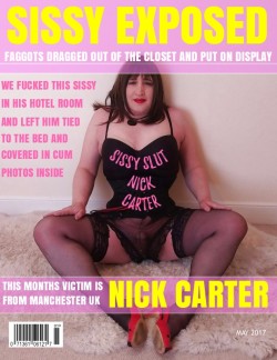 EXPOSED SISSY FAGGOT NICK CARTER