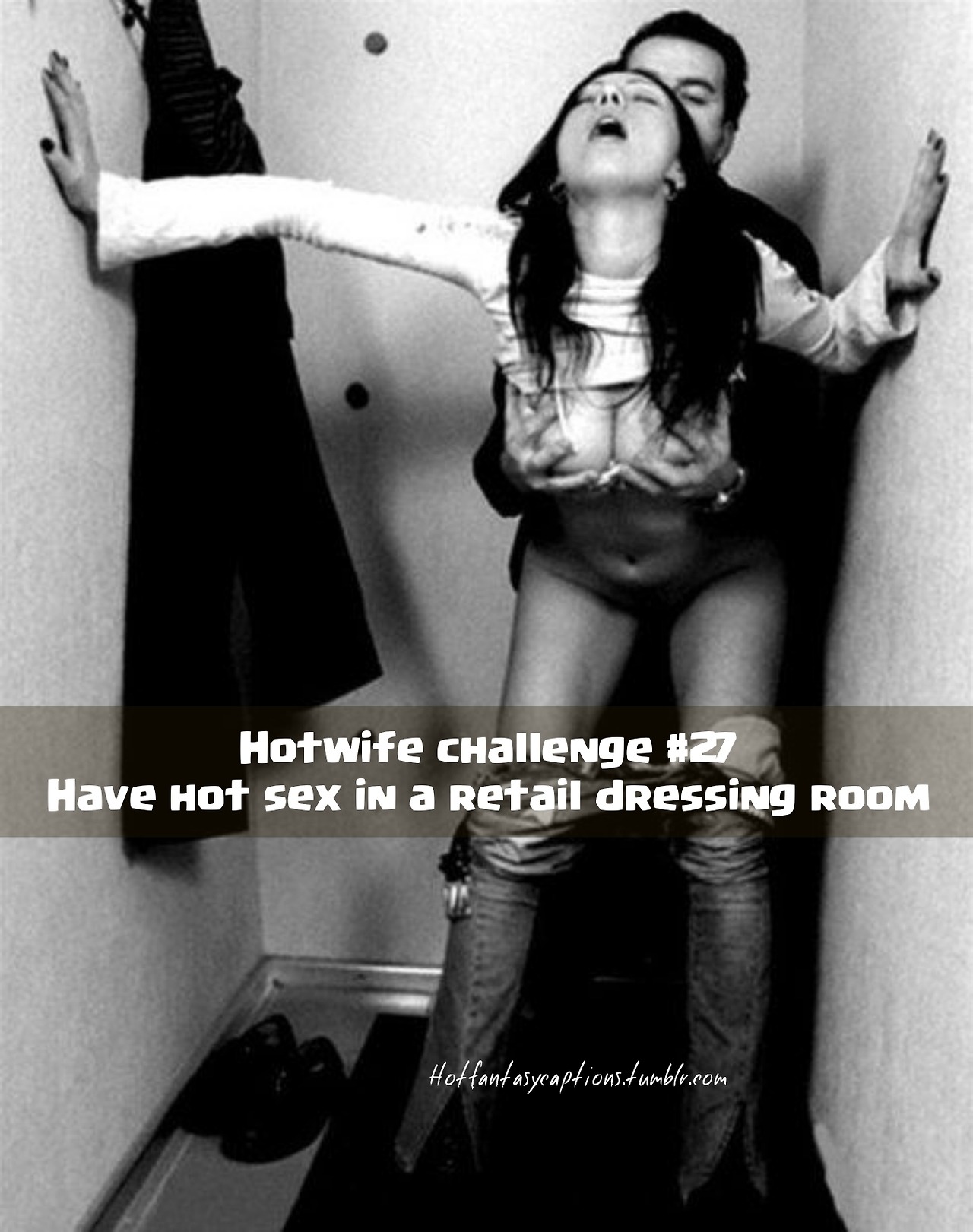 Hotwife challenge #27 - Have hot sex in a dressing room image