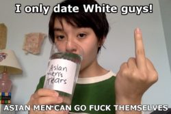 Asian women are slowly dating white men exclusively