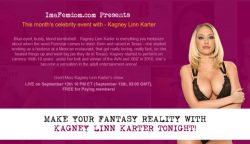 Kagney Linn Karter Webcam Live on ImaFemdom.com