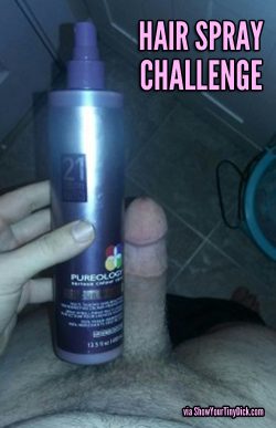 Hair Spray Challenge