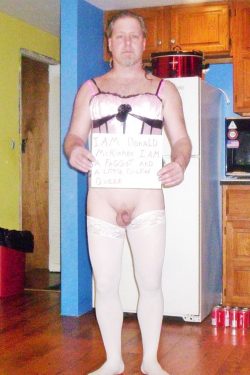 I want to confess I am a sissy and a gay cocksucker