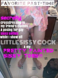 Favorite Hobby of a Sissy Bitch