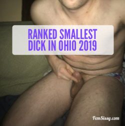 Smallest Dick in Ohio for 2019: The Buckeye Bitch