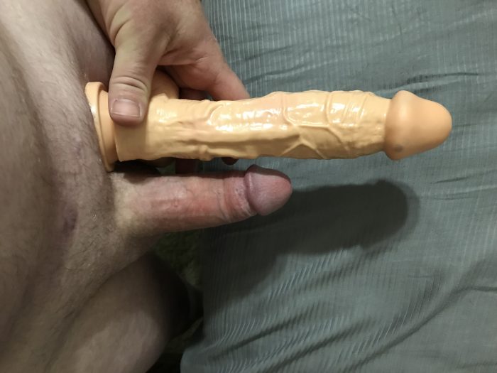 Soft & hard compared to her dildo….