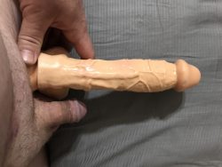 Soft & hard compared to her dildo….