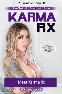 Karma Rx Celebrity Cam Show on 6/26