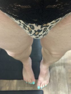 clitty in her proper place…panties