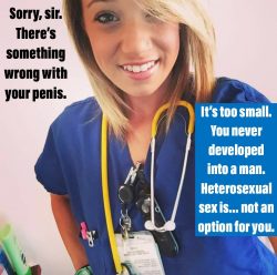 There’s something wrong with your penis