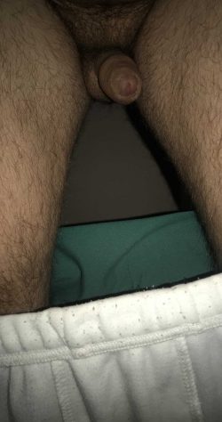 Just a pathetic uncut micro pecker poking out