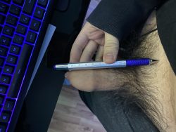 Cock comparison to a pen