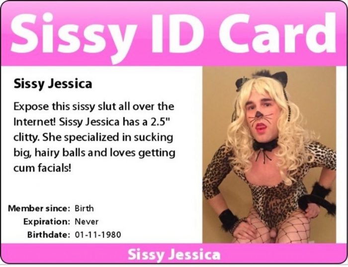 Sissy id’s found online.