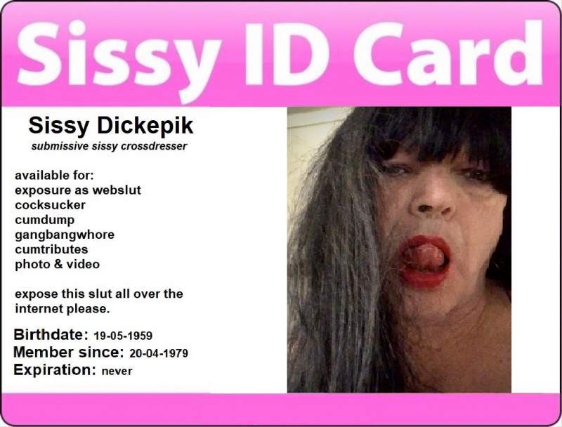 Sissy id’s found online.