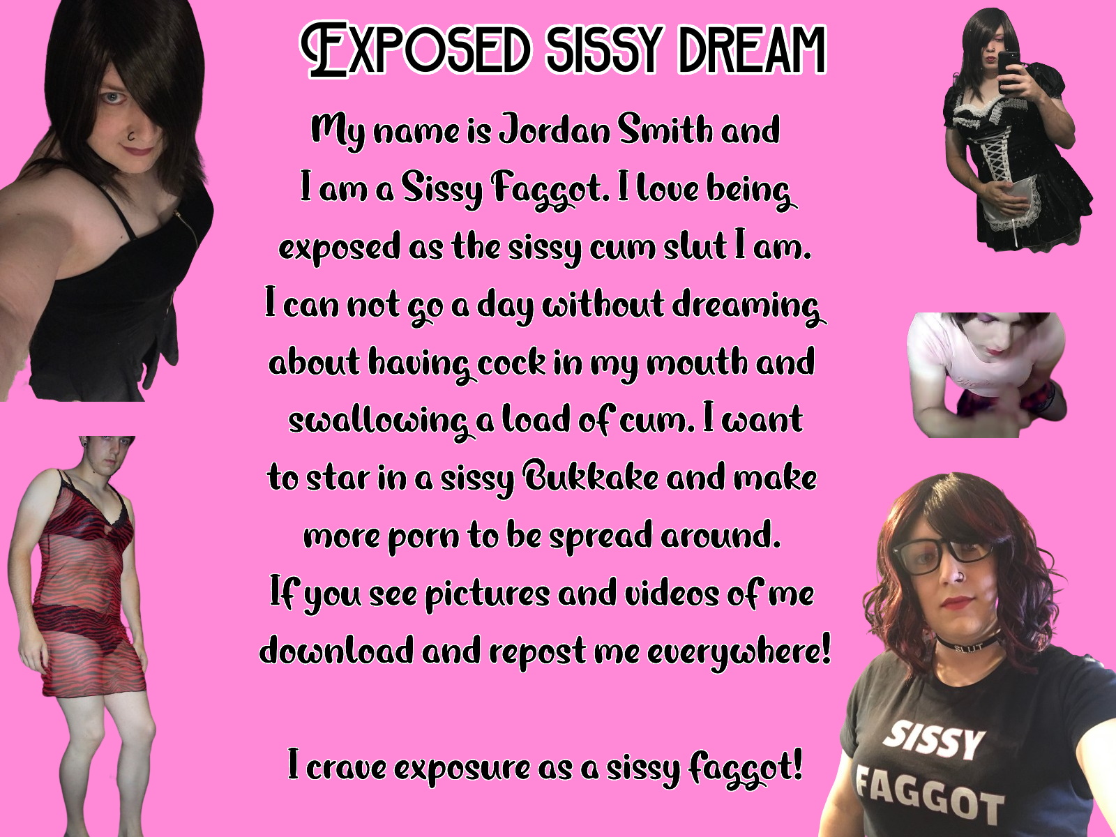 Exposed Sissy Dream Jordan Smith - Freakden