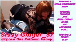 Sissy Ginger Exposed