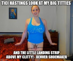 Denver Shoemaker has a couple surprises for Tici Hastings