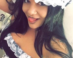 Dominant sissy maid trainer ready to work you over