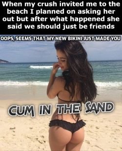 Bikini caused public premature ejaculation