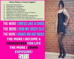 What Makes a Good Sissy Faggot?