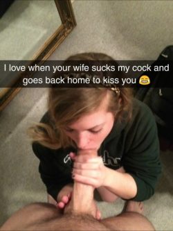 Wife sucks BWC and then goes home to kiss hubby