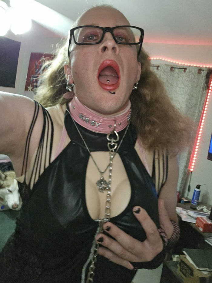 Just a horny sissy slut