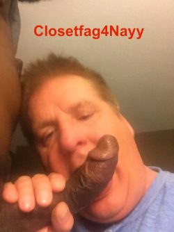 Closetfag4Nayy sucking BBC