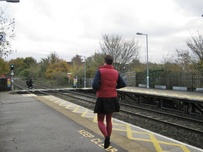 Alternative fashion for men, tights.