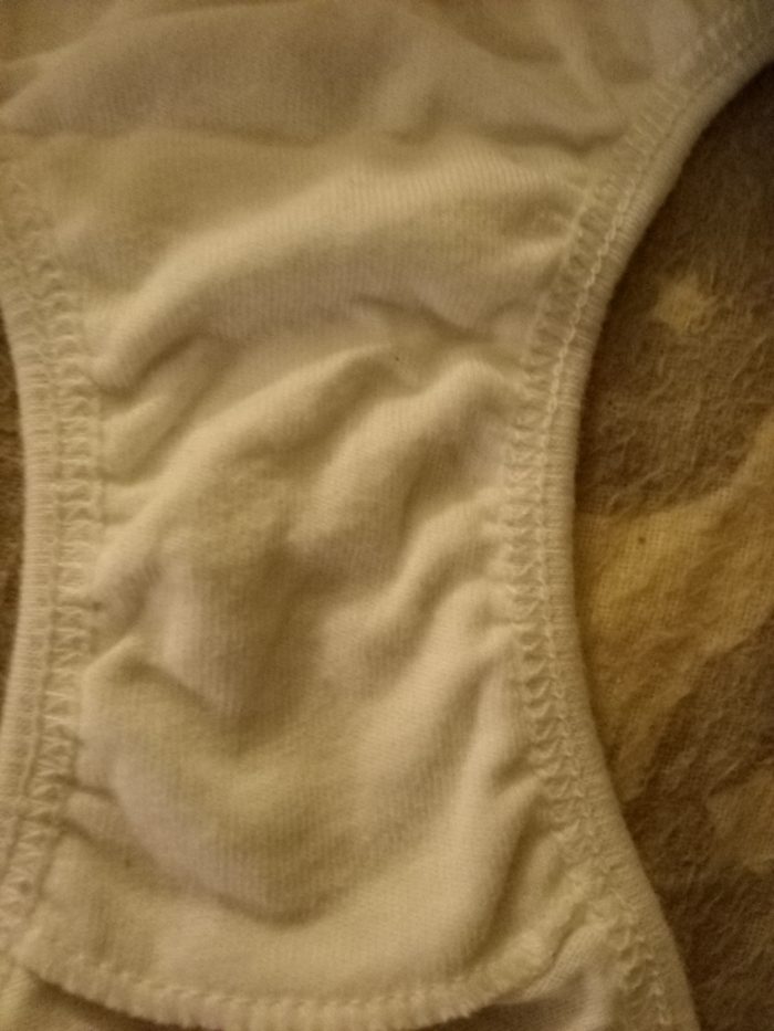 Girls white cotton panties