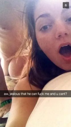 Cheating girlfriend taunts cuckold about sex