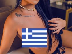 Greek MILF makes you bust it online