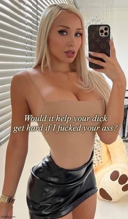 Maybe strapon banging your sissy ass will get you hard