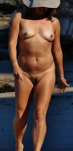Andie on the Nude beach