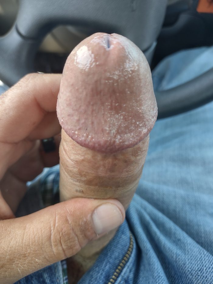 Long hard white dick