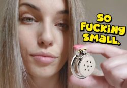 Small penises deserve even smaller chastity devices
