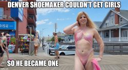 Denver Shoemaker becomes a trans woman to pleasure real men