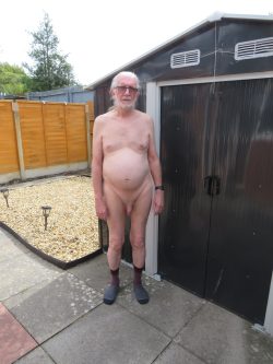 David Freeman locked in a friend’s back garden while he goes out for a few hours.