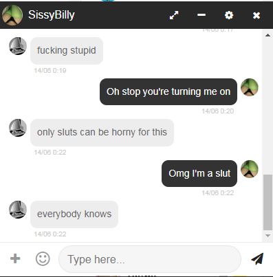 Sissybilly again. Sissy web slut. Expose and humiliate her