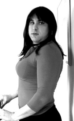 Andrea, sissy trans gurl, posing as a woman