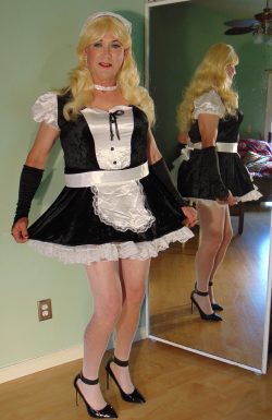 Phil becomes sissy maid Phyllis