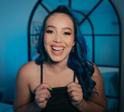 Hispanic goddess giving dick rating while laughing at you