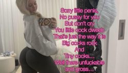 Tiny cocks are unfuckable and gross