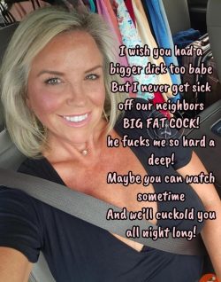 Cougar wife wishes my penis was bigger