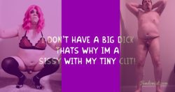 Donna has a tiny sissy clit for a dick