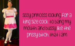 Sissy Princess Madison Looking for King Size Cocks