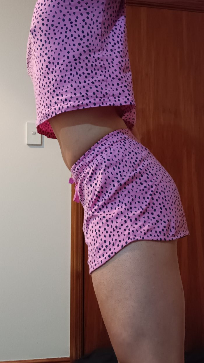 Pink Pjs and nipple pump play