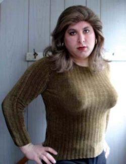 Andrea, a busty sissy trans gurl